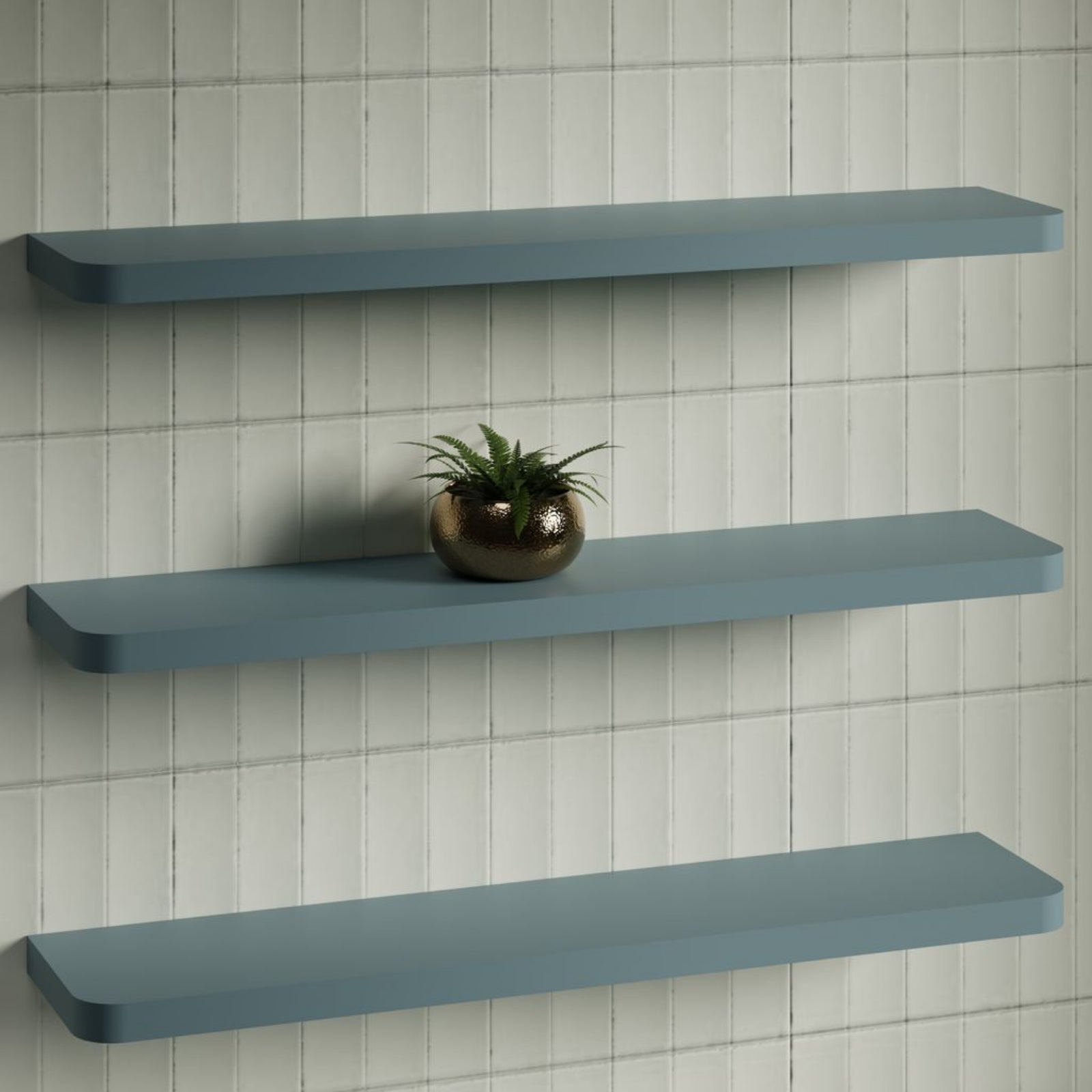 Lifestyle 2 Timberline Curved Splice Shelf 900mm SPLC-S-900 - The Blue Space