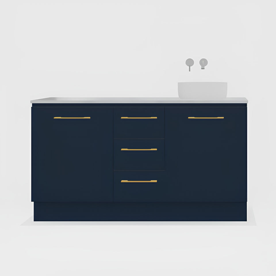 Timberline Dakota Floor Standing Vanity with SilkSurface Top and Above Counter Basin