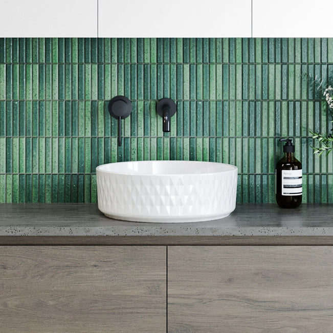 Timberline Diamond Above Counter Basin DIA-BS-360-WG-S - The Blue Space