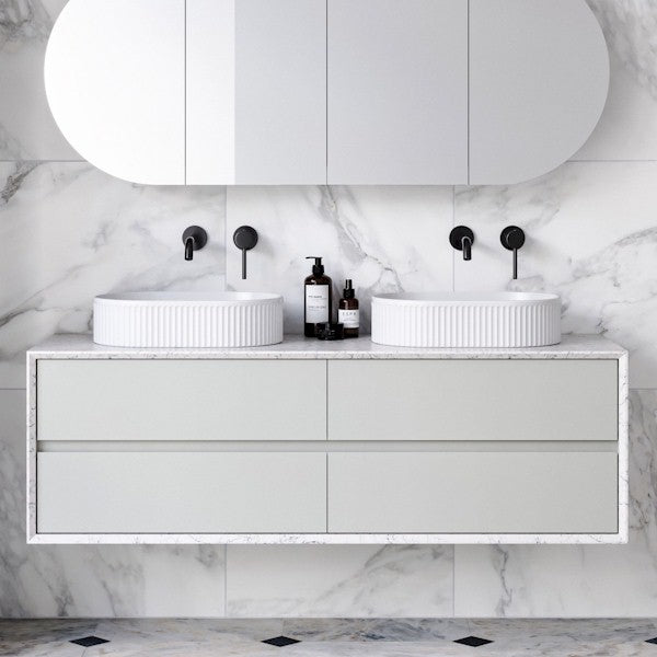 Timberline Embrace Wall Hung Vanity by Shaynna Blaze - The Blue Space