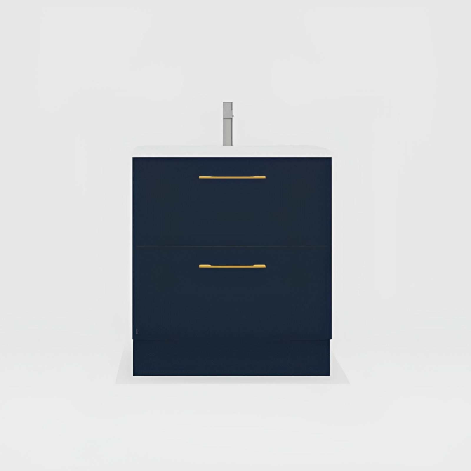 Variant Timberline Grange Floor Standing Vanity with Regal Mineral Composite Top GRA-V-750-C-REG-F - The Blue Space