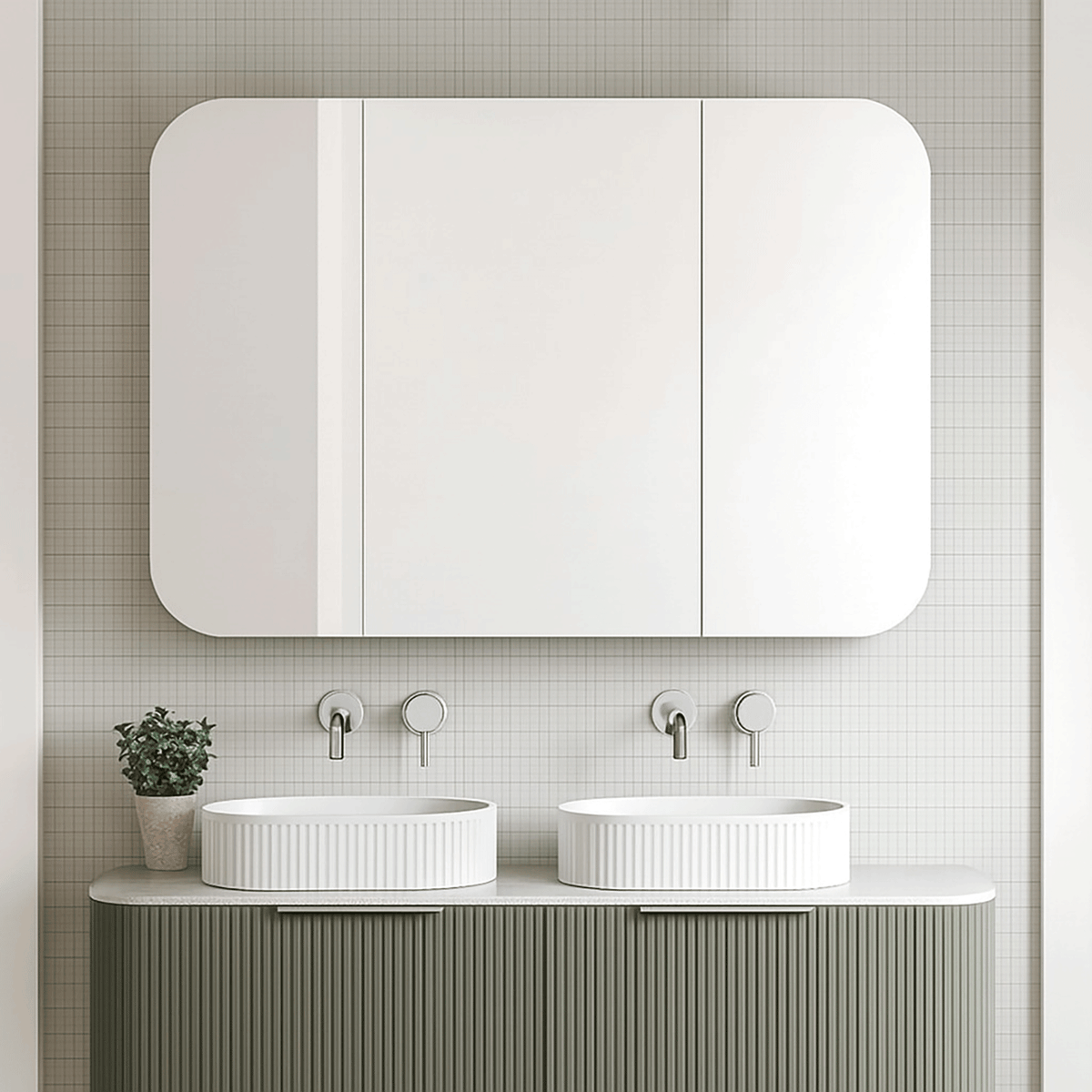 Timberline Jazz Arch Shaving Cabinet  - The Blue Space