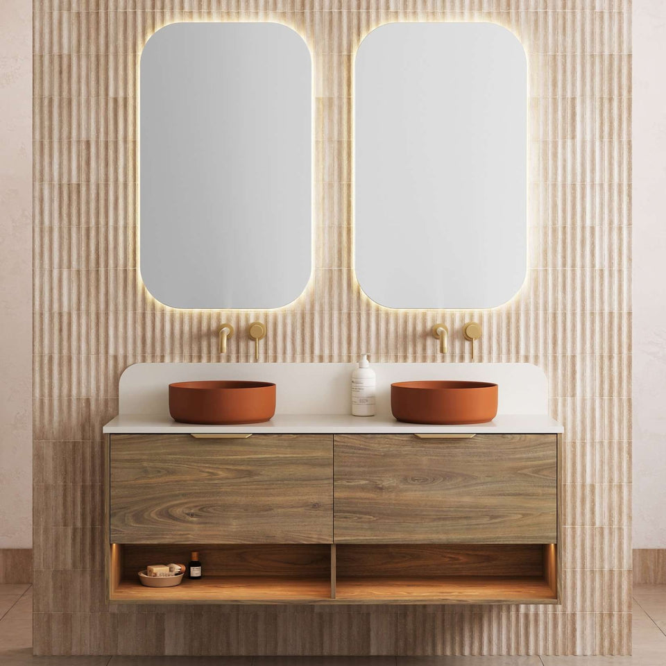 Timberline Kansas Wall Hung Vanity with Above Counter Basin