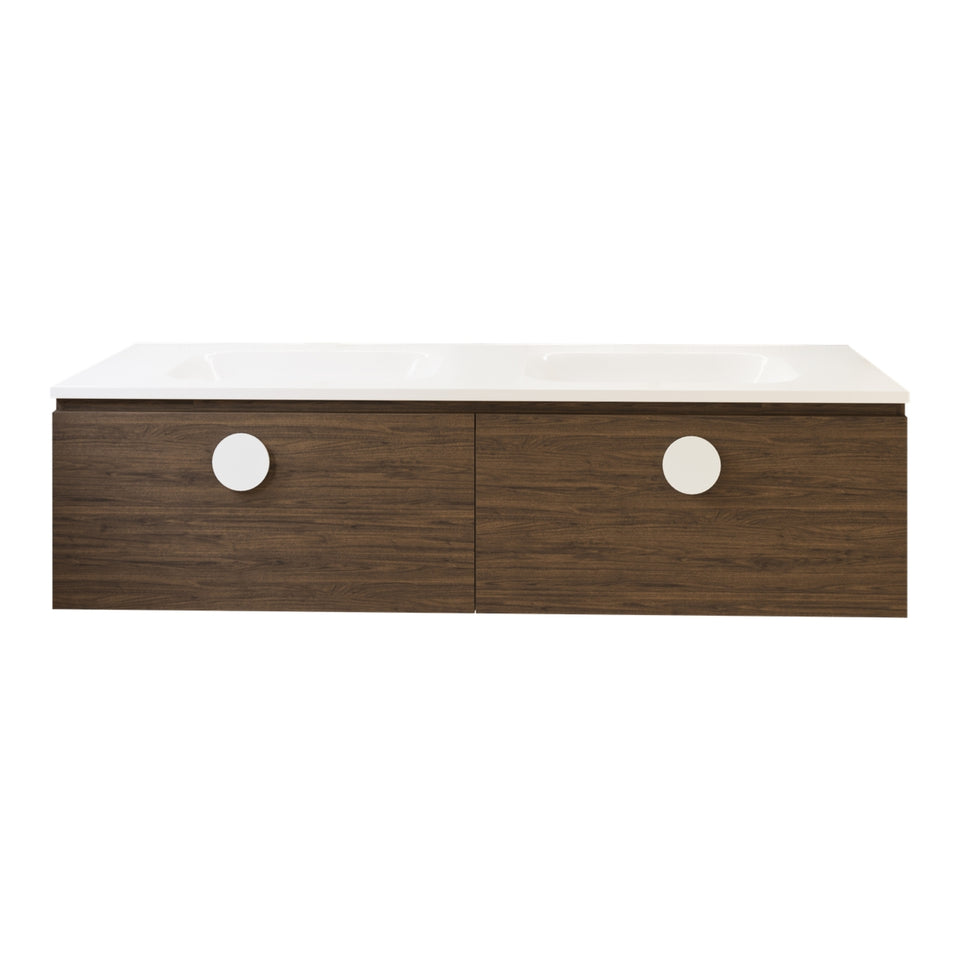Timberline Kingsley Wall Hung Vanity with Stadium Mineral Composite Top
