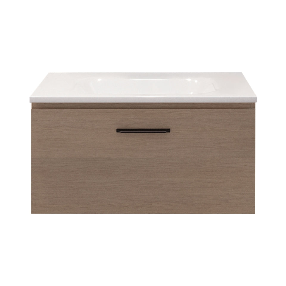 Timberline Kingsley Wall Hung Vanity with Stadium Mineral Composite Top