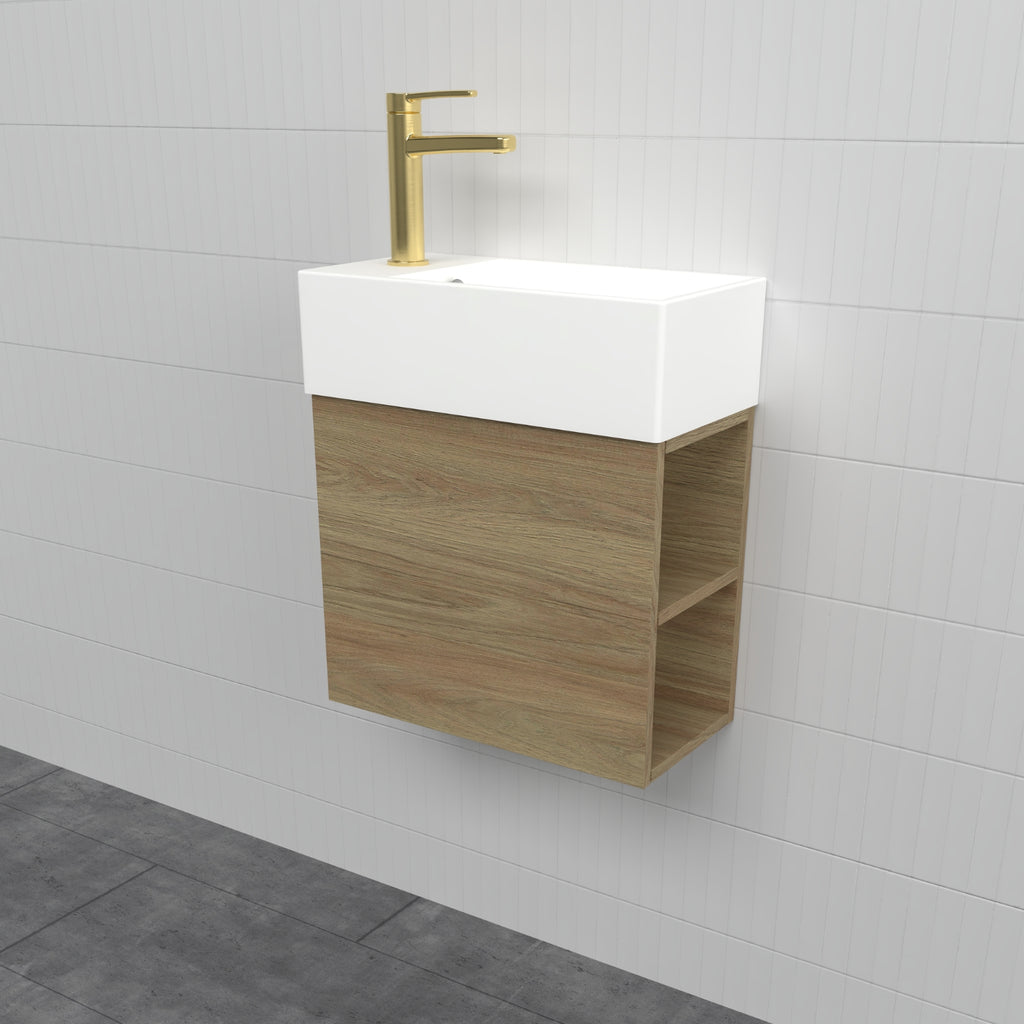 Timberline Lottie Wall Hung Vanity 480mm