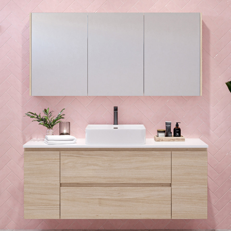 Timberline Marshall Wall Hung Vanity with Silk Surface Top and Basin