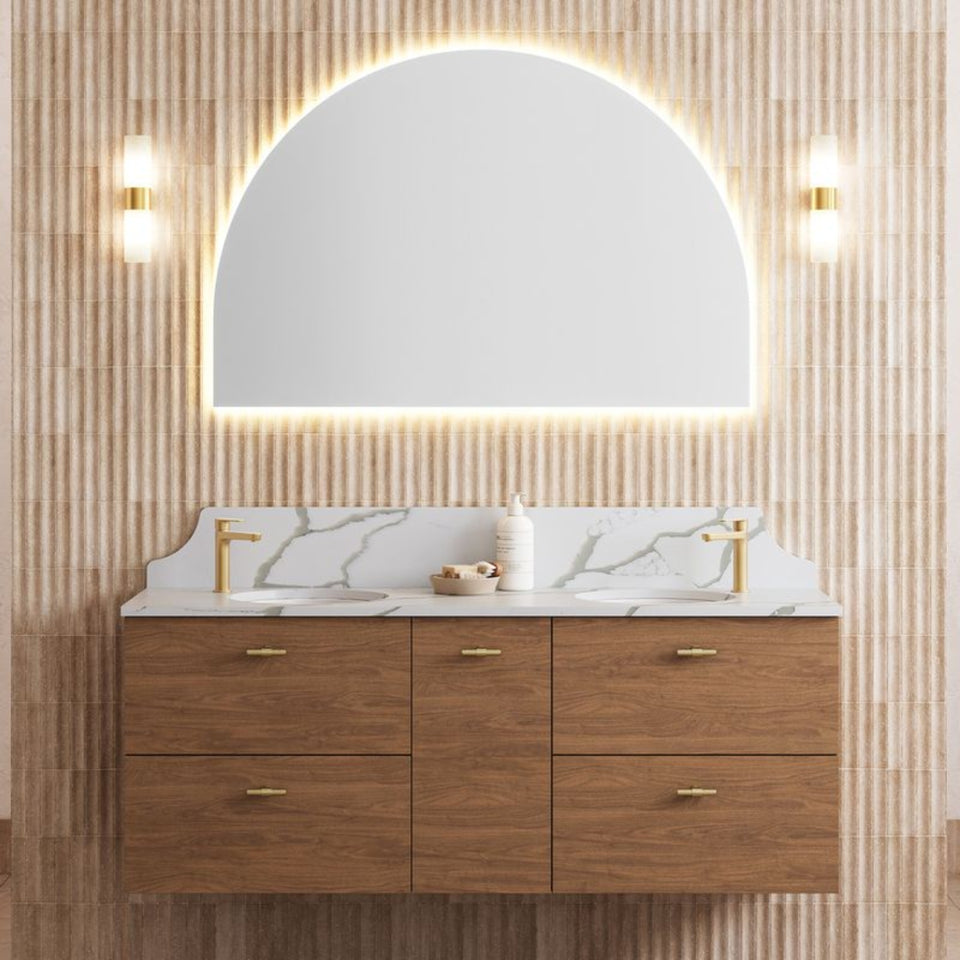 Timberline Marshall Wall Hung Vanity with SilkSurface Top and Under Counter Basin