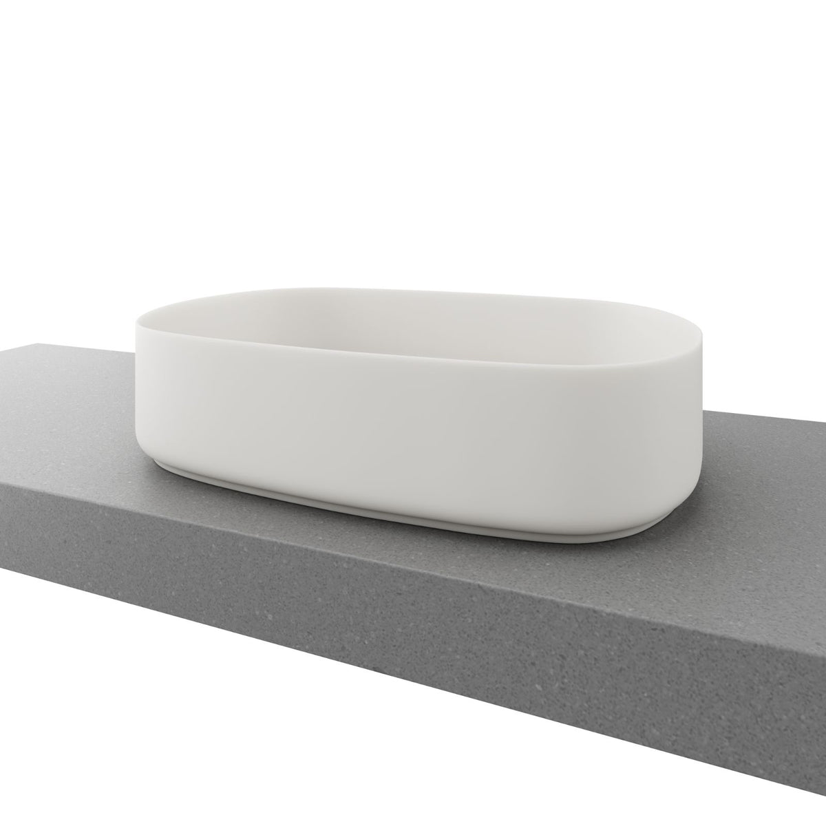 Timberline Myrtle Above Counter Basin Matte or Gloss White - The Blue Space