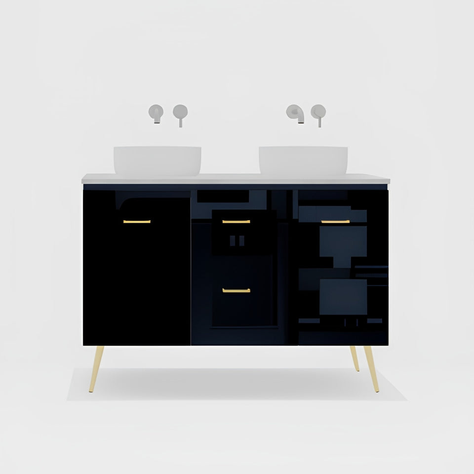 Timberline Nevada Classic On Legs Vanity with SilkSurface Top and Above Counter Basin