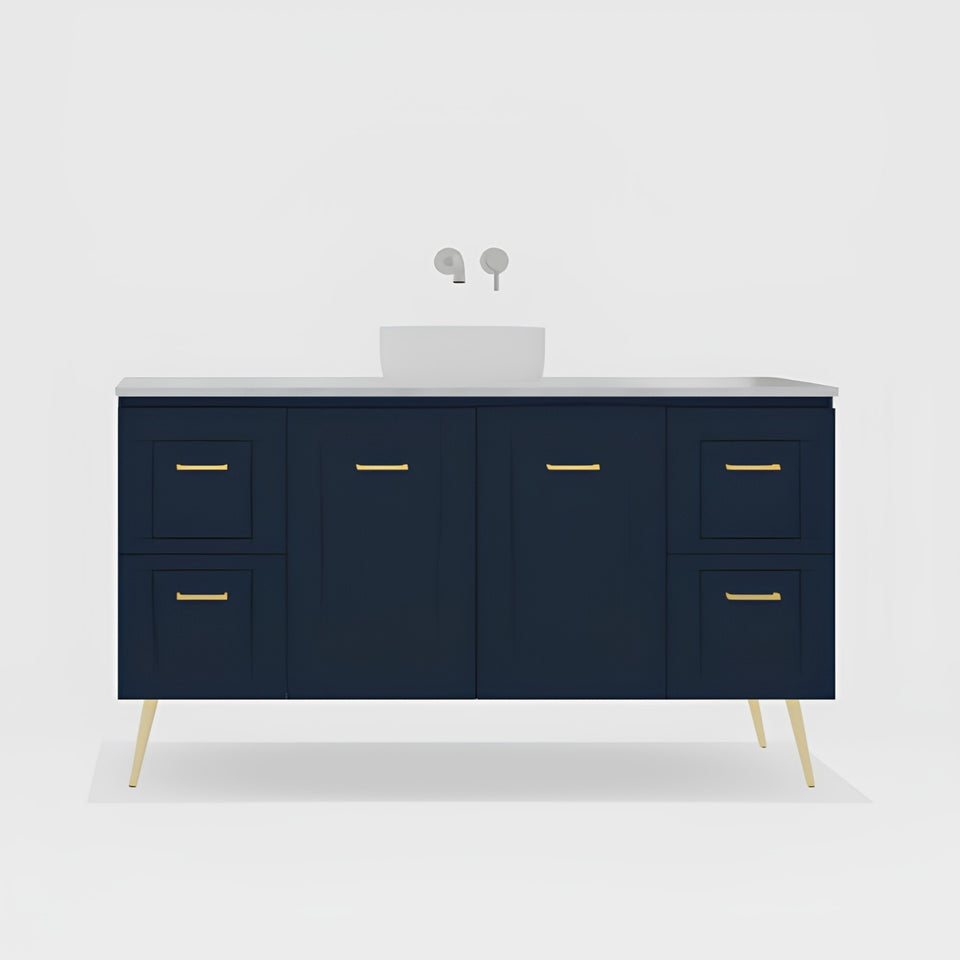 Timberline Nevada Classic On Legs Vanity with SilkSurface Top and Above Counter Basin