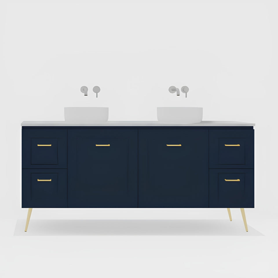 Timberline Nevada Classic On Legs Vanity with SilkSurface Top and Above Counter Basin