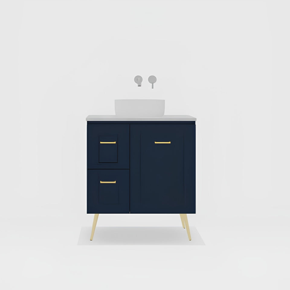 Timberline Nevada Classic On Legs Vanity with SilkSurface Top and Above Counter Basin