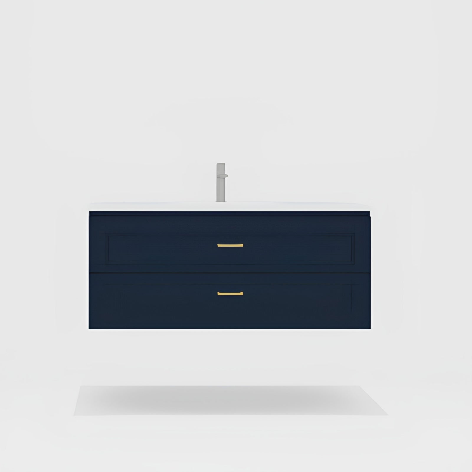 Variant Timberline Nevada Plus Classic Wall Hung Vanity with Stadium Mineral Composite Top NVPC-V-1200-C-STD-W - The Blue Space