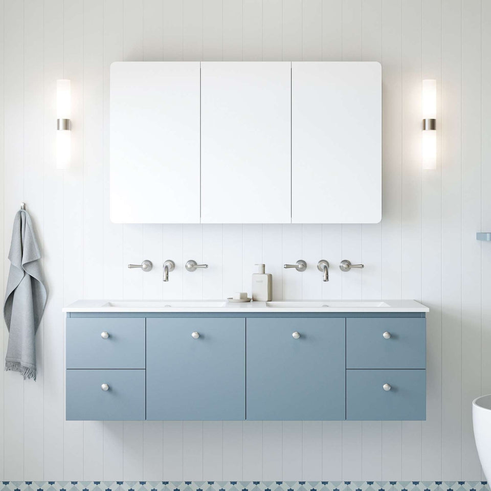 Timberline Nevada Wall Hung Vanity with Alpha Ceramic Top