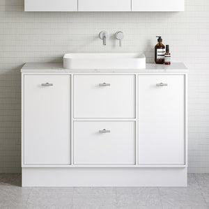 Timberline Takano Floor Standing Vanity with SilkSurface Top and Above Counter Basin