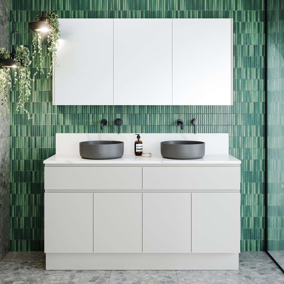 Timberline Taylor Floor Standing Vanity with SilkSurface Top & Basin