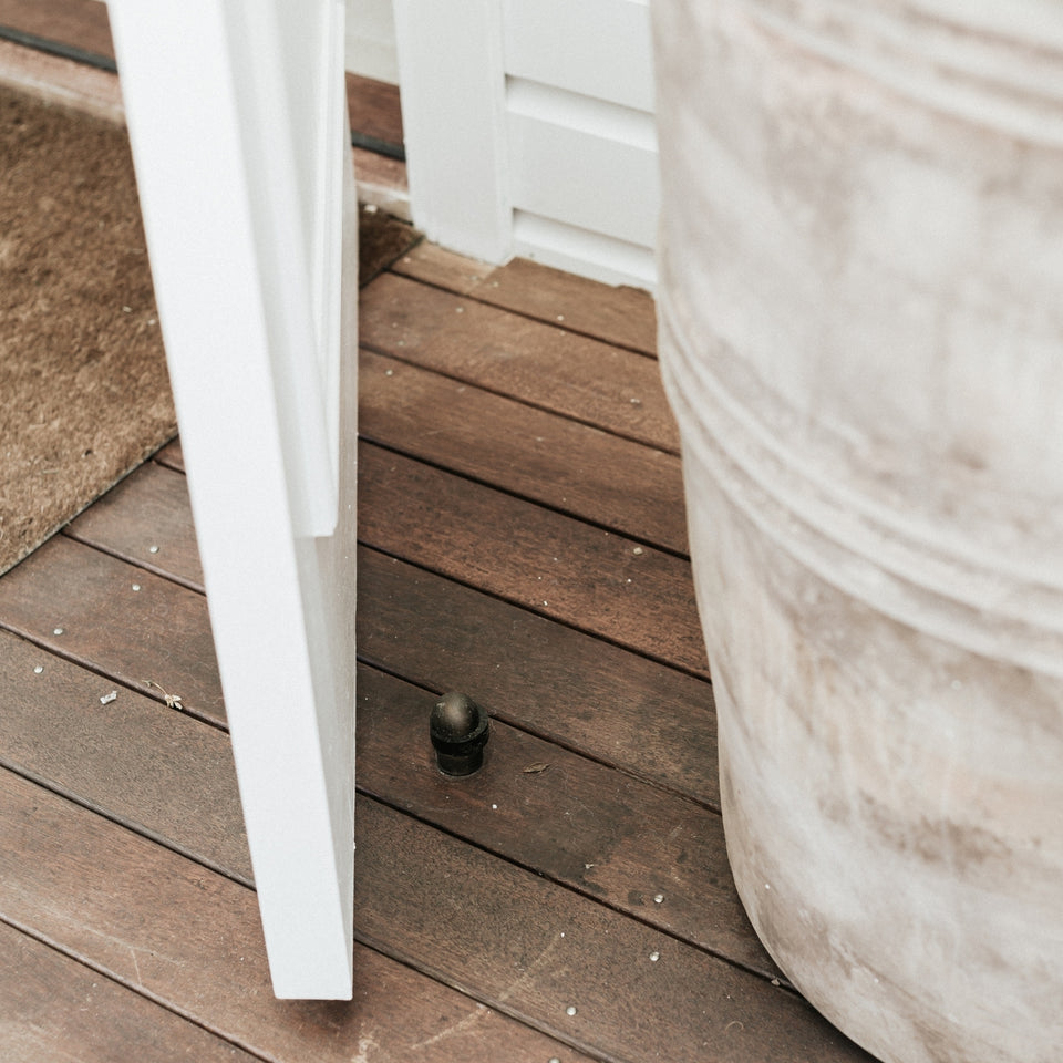 TradCo Domed Door Stop Antique Brass