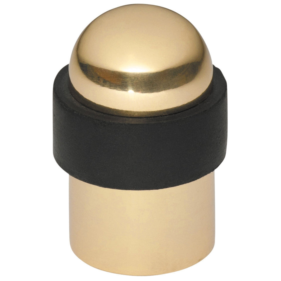 TradCo Domed Door Stop Polished Brass
