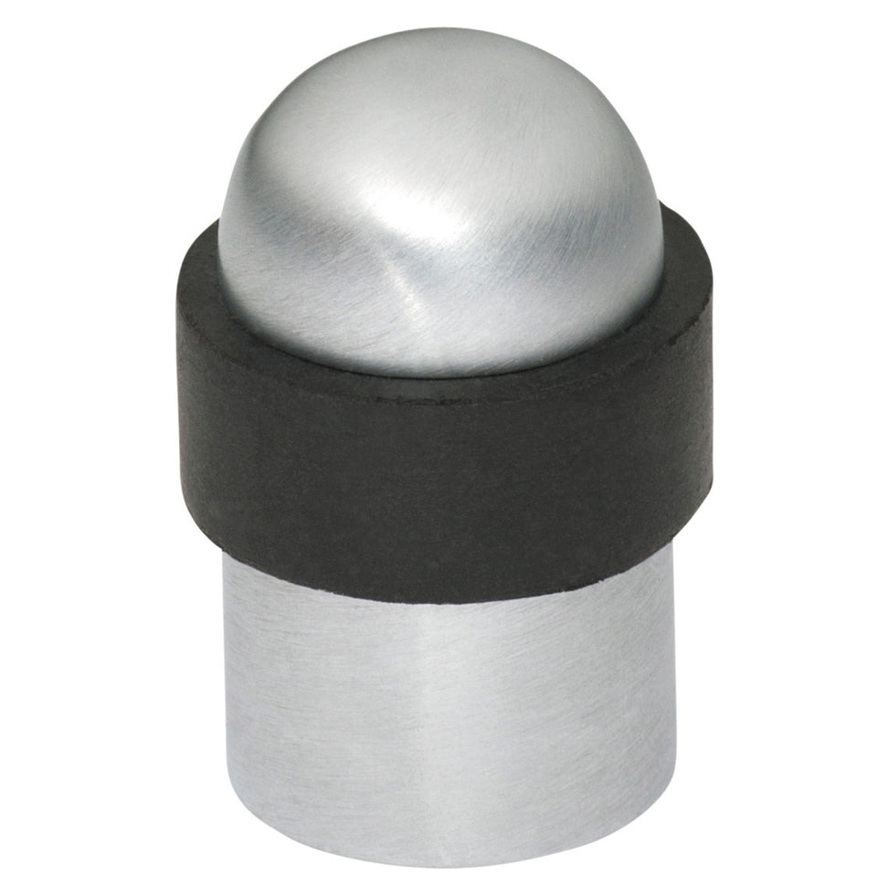 TradCo Domed Door Stop Satin Chrome