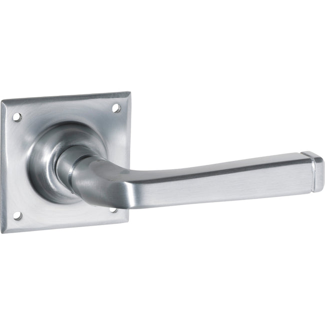 Tradco Menton Lever Square Rose Satin Chrome Sdg 0689 - The Blue Space