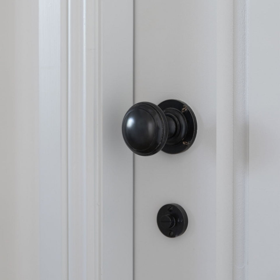 TradCo Milton Knob Round Rose Antique Copper