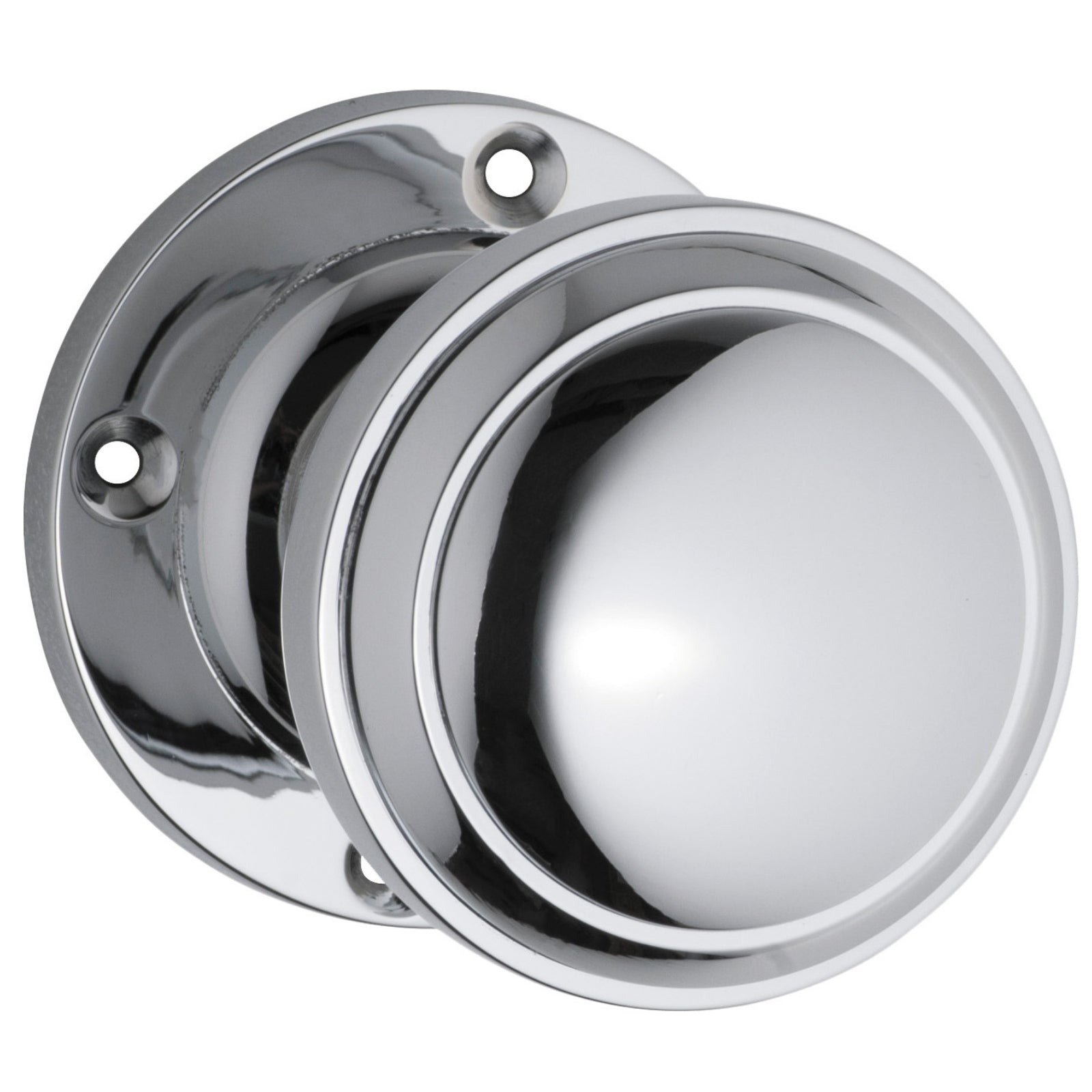 Tradco Milton Knob Round Rose Chrome Plated Sdg 0735 - The Blue Space