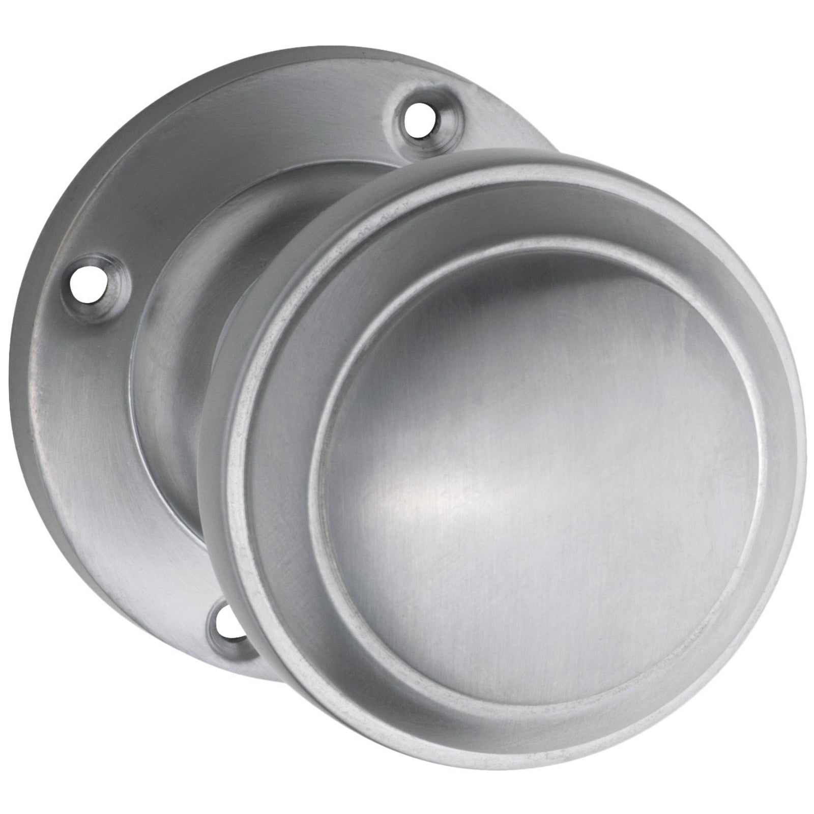 Tradco Milton Knob Round Rose Satin Chrome Sdg 0739 - The Blue Space