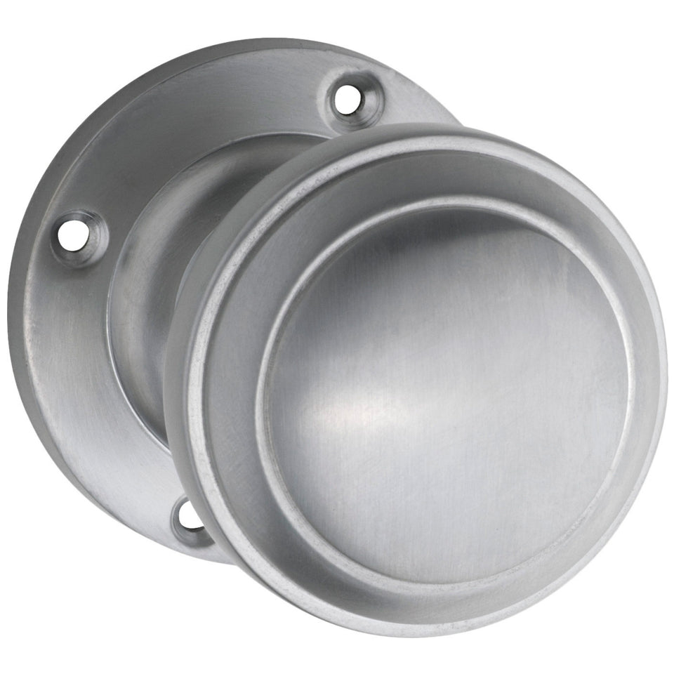 TradCo Milton Knob Round Rose Satin Chrome