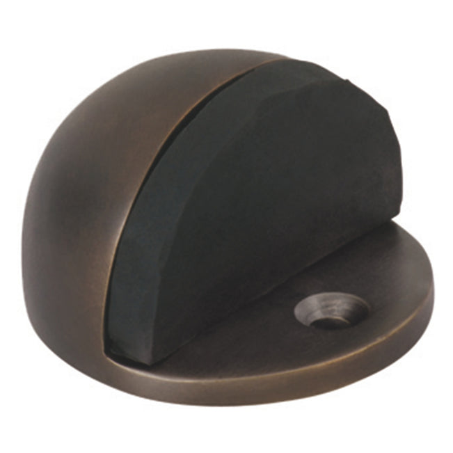 Tradco Oval Door Stop Antique Brass 2350 - The Blue Space