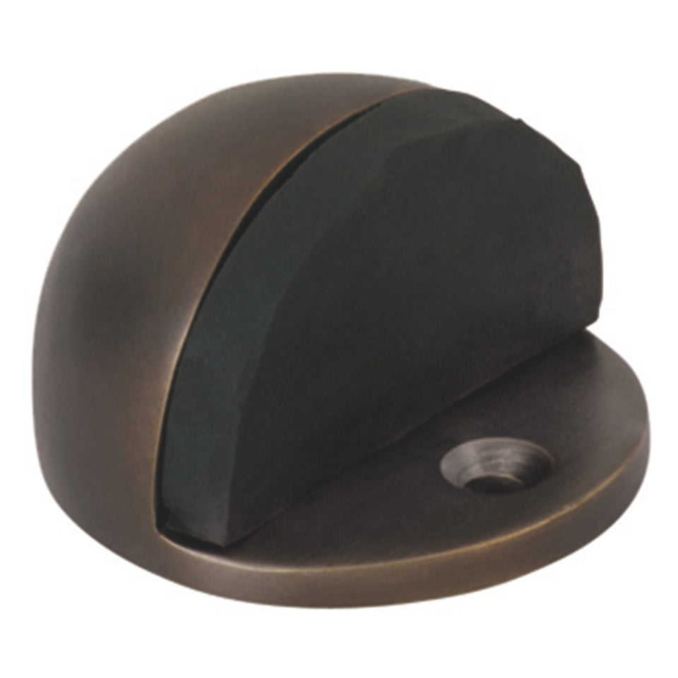 TradCo Oval Door Stop Antique Brass