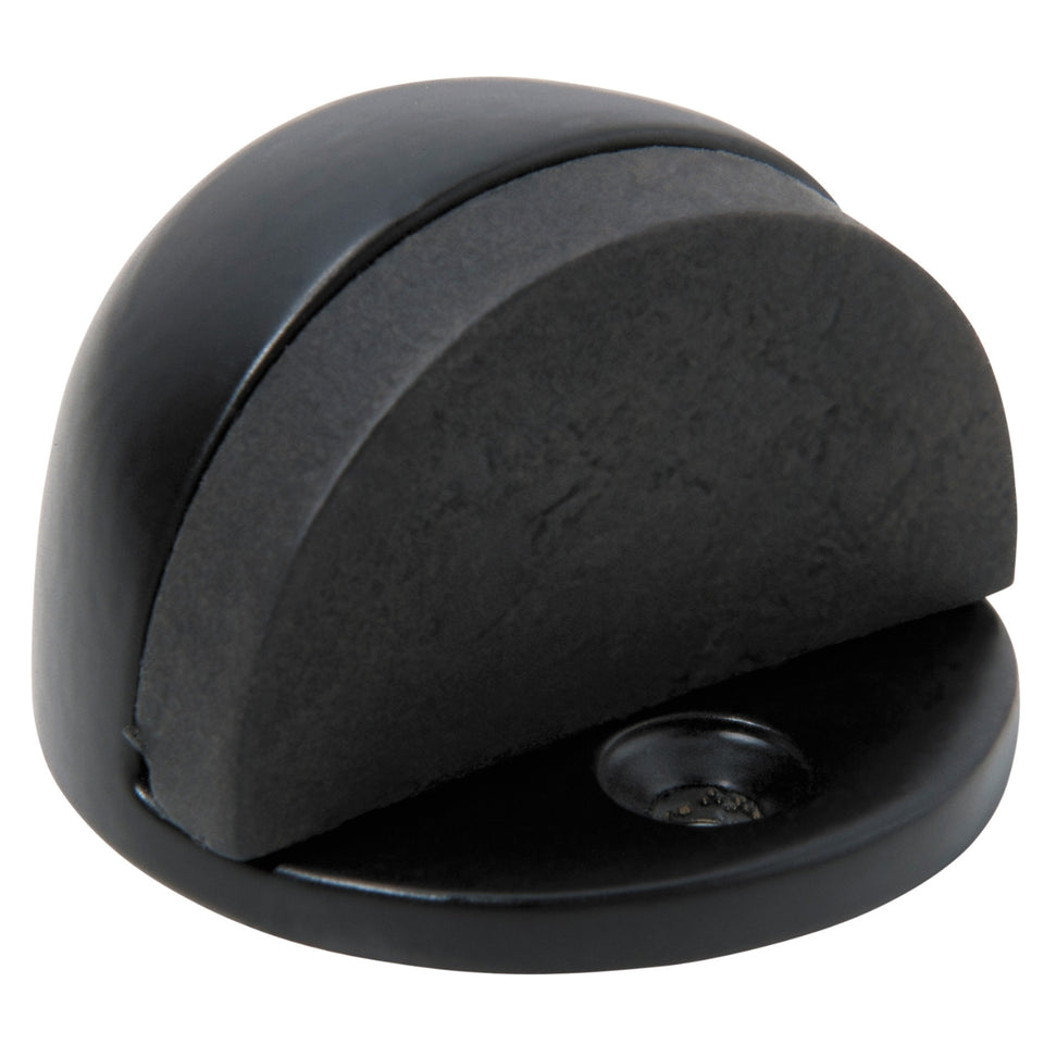 TradCo Oval Door Stop Matte Black
