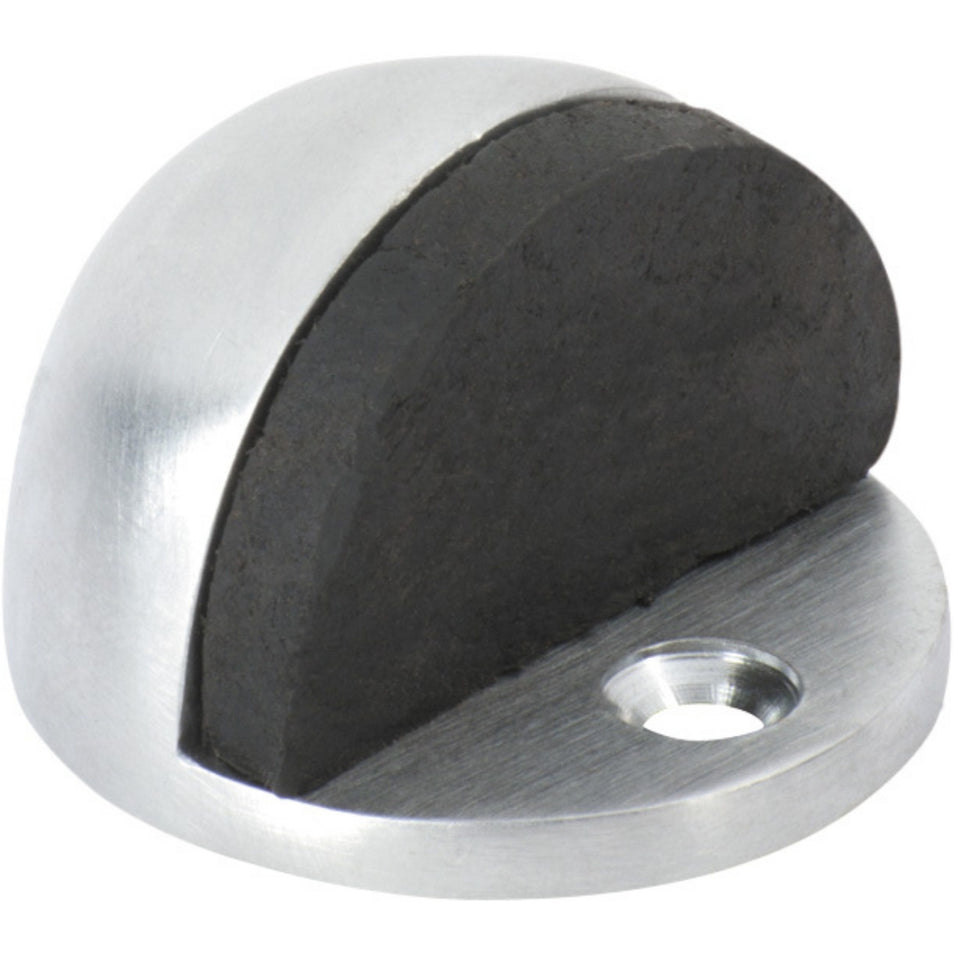 TradCo Oval Door Stop Satin Chrome