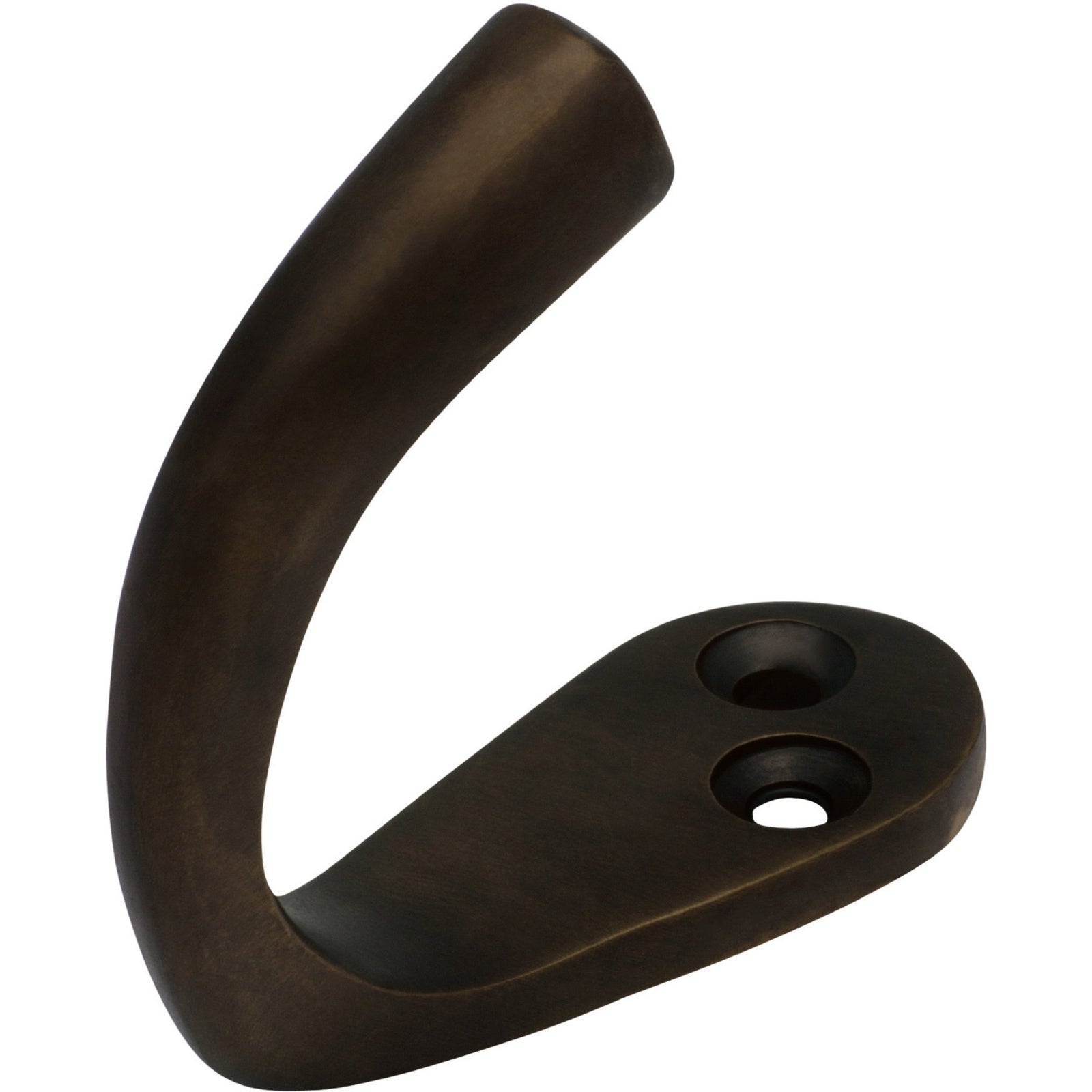 Tradco Single Robe Hooks Antique Brass 3935 - The Blue Space