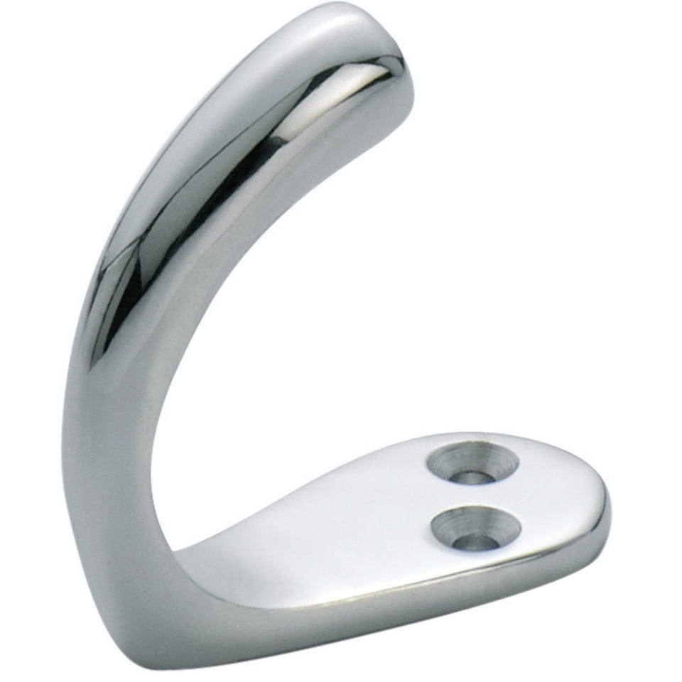 TradCo Single Robe Hooks Chrome Plated