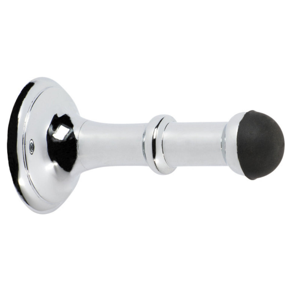 TradCo Small Concealed Fix Door Stop Chrome Plated
