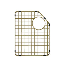 Turner Hastings Chester Stainless Steel Grid 80x50 - LHB - Brushed Brass 4A41312-BB - The Blue Space