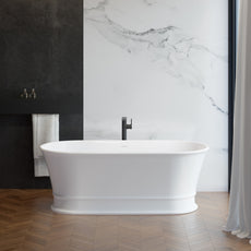 Lifestyle 1 Turner Hastings Claremont 170 x 84 MagnaCast Free Standing Bath - Gloss White No Overflow CL1700MCB-GW - The Blue Space