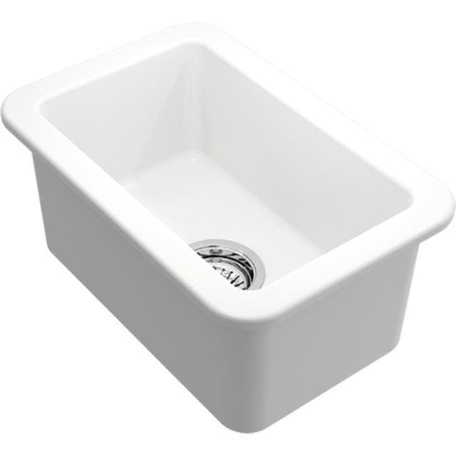 Turner Hastings Cuisine 30 x 46 Inset / Undermount Fine Fireclay Matte White Sink CU303FS-MW - The Blue Space