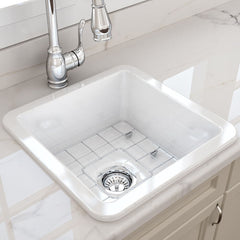 Turner Hastings Cuisine 46 x 46 Inset/Undermount Fine Fireclay Sink
