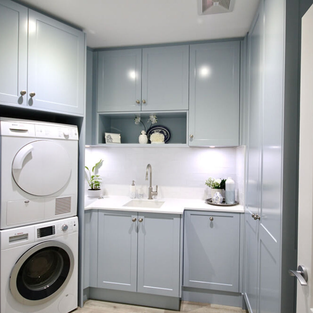 Lifestyle 8 Turner Hastings Cuisine 46 x 46 Inset/Undermount Fine Fireclay Sink CU46FS - The Blue Space