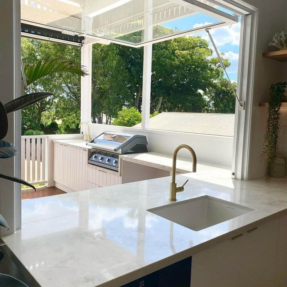 Lifestyle 3 Turner Hastings Cuisine 68 x 48 Inset/Undermount Fine Fireclay Sink CU68FS - The Blue Space