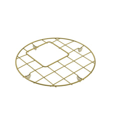 Turner Hastings Cuisine Round 47 x 47 Protective Brushed Brass Grid CUR471SSG-BB - The Blue Space