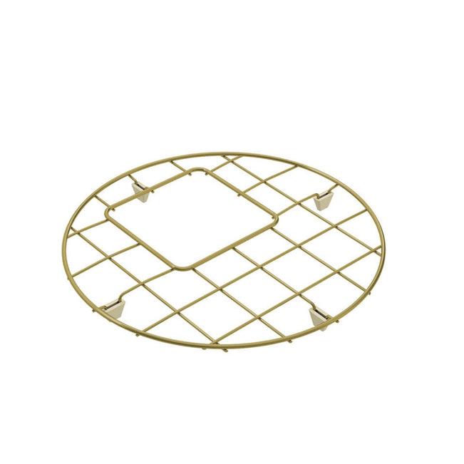 Turner Hastings Cuisine Round 47 x 47 Protective Brushed Brass Grid CUR471SSG-BB - The Blue Space
