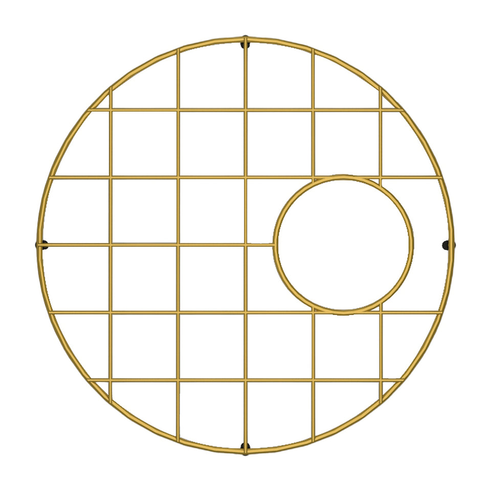Turner Hastings Cuisine Round 47 x 47 Protective Stainless Steel Grid - Brushed Brass