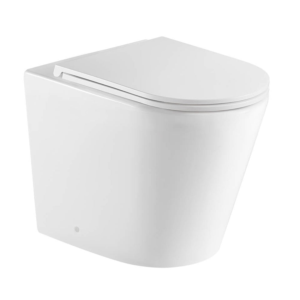 Build Your In-Wall Toilet: Turner Hastings Fino WhisperFlush Wall Faced Toilet Pan Gloss White with Cistern Options