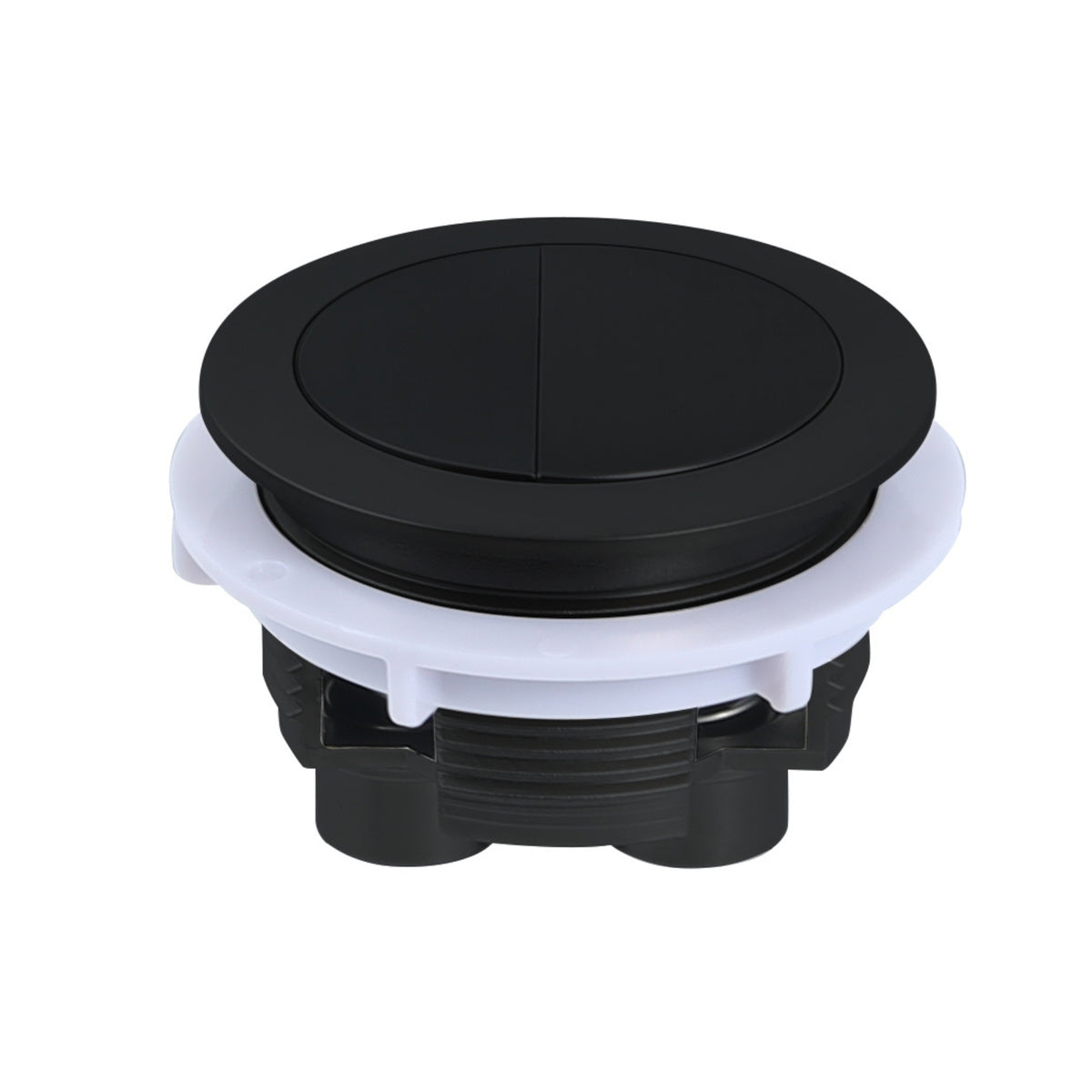 Turner Hastings Round Flush Buttons - Matte Black THSP020 - The Blue Space