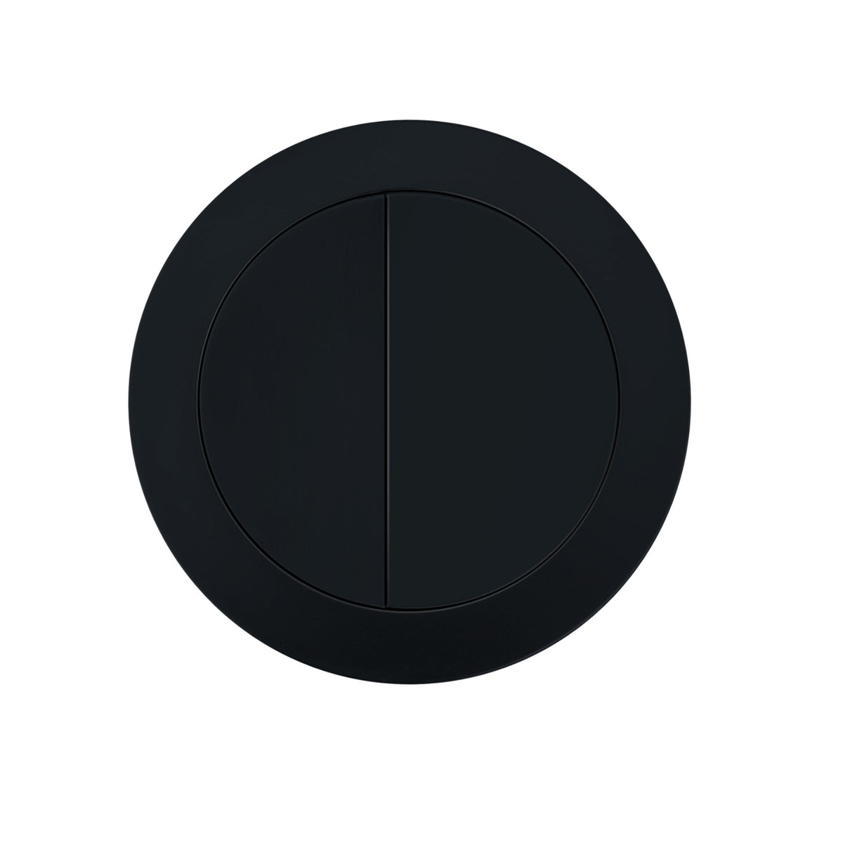 Top Turner Hastings Round Flush Buttons - Matte Black THSP020 - The Blue Space