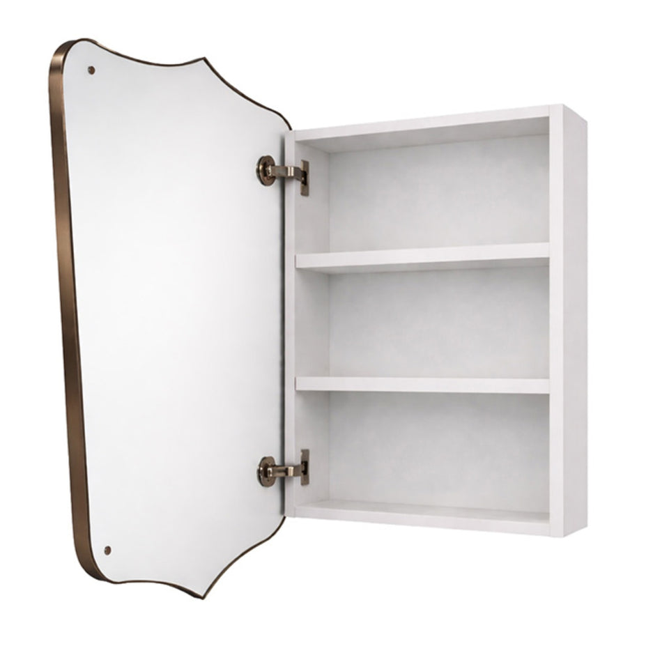 Turner Hastings Mayer Shield 800x500mm Shaving Cabinet - English Bronze