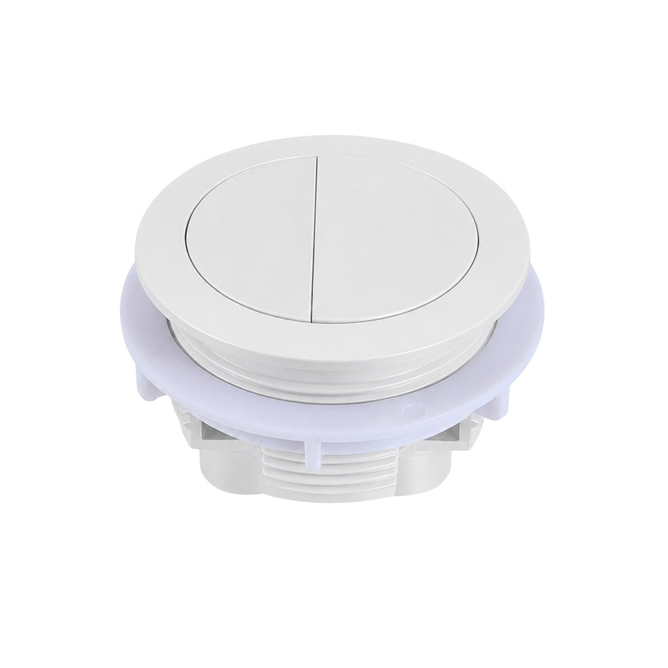 Turner Hastings Round Flush Button - White